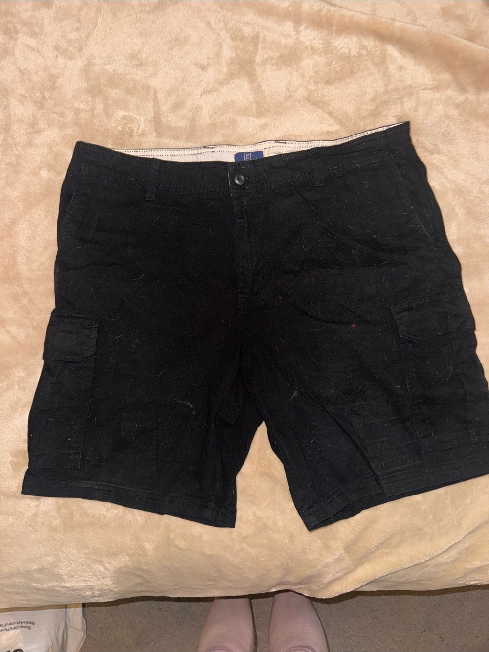 George Black Men's Cargo Shorts with Utility Pockets
